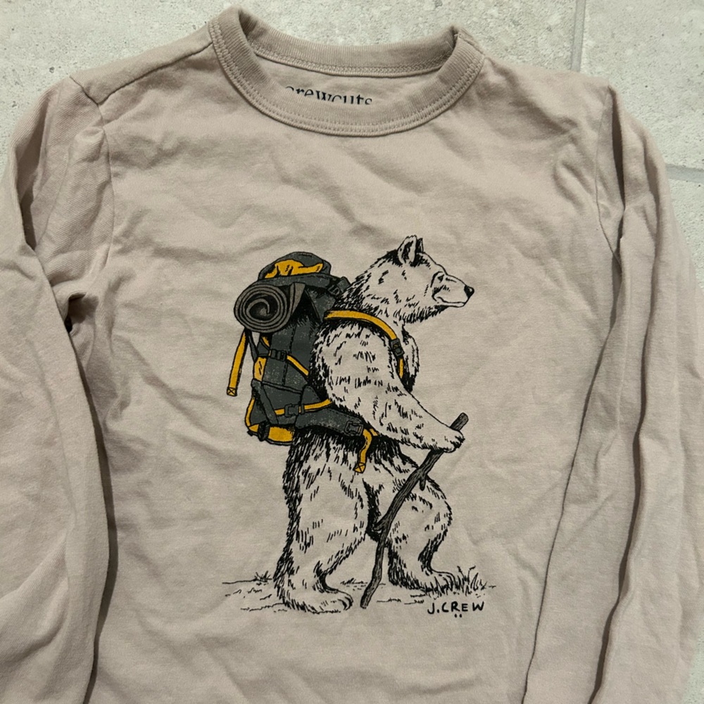 🌟J.Crew Bear Hiking T-Shirt